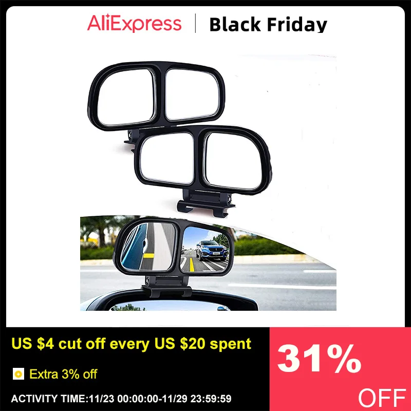 Car Blind Spot Rearview Mirror Wide Angle Adjustable With Double HD Convex Glass for Parking Reversing Auxiliary Side Mirror
Car Blind Spot Rearview Mirror Wide Angle Adjustable With Double HD Convex Glass for Parking Reversing Auxiliary Side Mirror