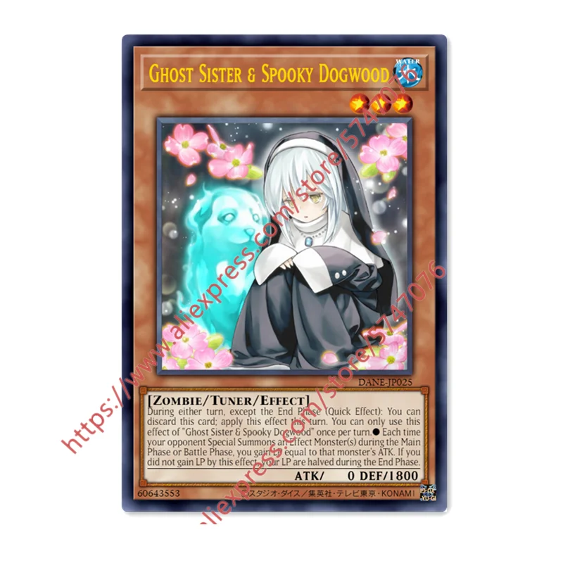 Yu Gi Oh Sister Ghost & Spooky Dogwood SR японские английские игрушки DIY хобби Коллекционная игра
Yu Gi Oh Sister Ghost & Spooky Dogwood SR японские английские игрушки DIY хобби Коллекционная игра
