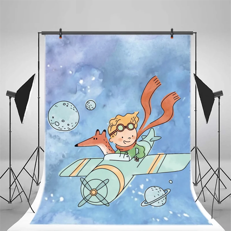 Little Prince Backdrop Space Plain Baby Shower Boy 1st Birthday Party Cartoon Photography Background Photo Studio Props Banner
Little Prince Backdrop Space Plain Baby Shower Boy 1st Birthday Party Cartoon Photography Background Photo Studio Props Banner