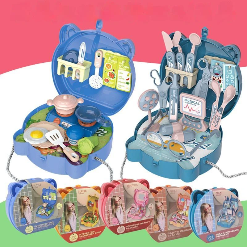 Имитация детских игрушек для кухни, игровой домик, кухня, десерт, гамбургер, игрушка для доктора красоты, набор чемоданов, детские развивающие игрушки, подарки
Имитация детских игрушек для кухни, игровой домик, кухня, десерт, гамбургер, игрушка для доктора красоты, набор чемоданов, детские развивающие игрушки, подарки