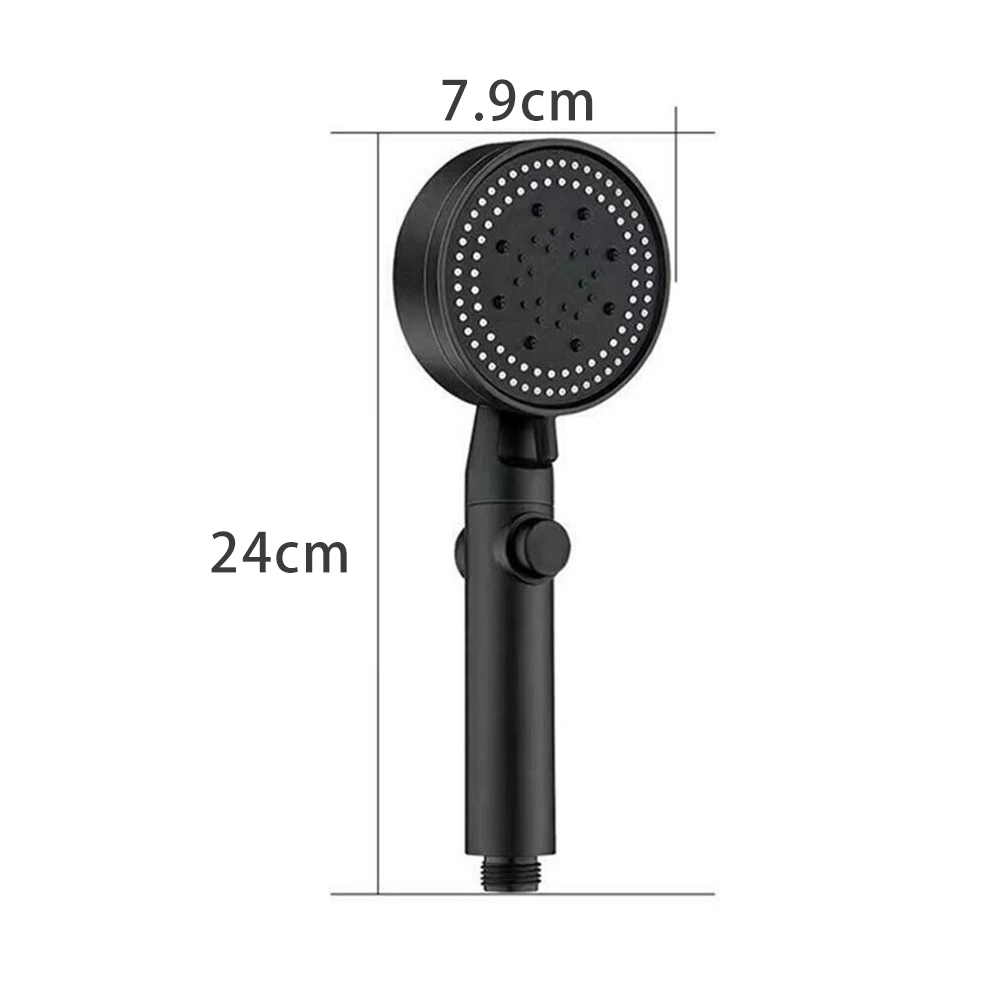 Powerful High Pressure Shower Head, 5 mode Adjustable, Black Handset Heads, Enjoy Gentle and Comfortable Shower
Powerful High Pressure Shower Head, 5 mode Adjustable, Black Handset Heads, Enjoy Gentle and Comfortable Shower