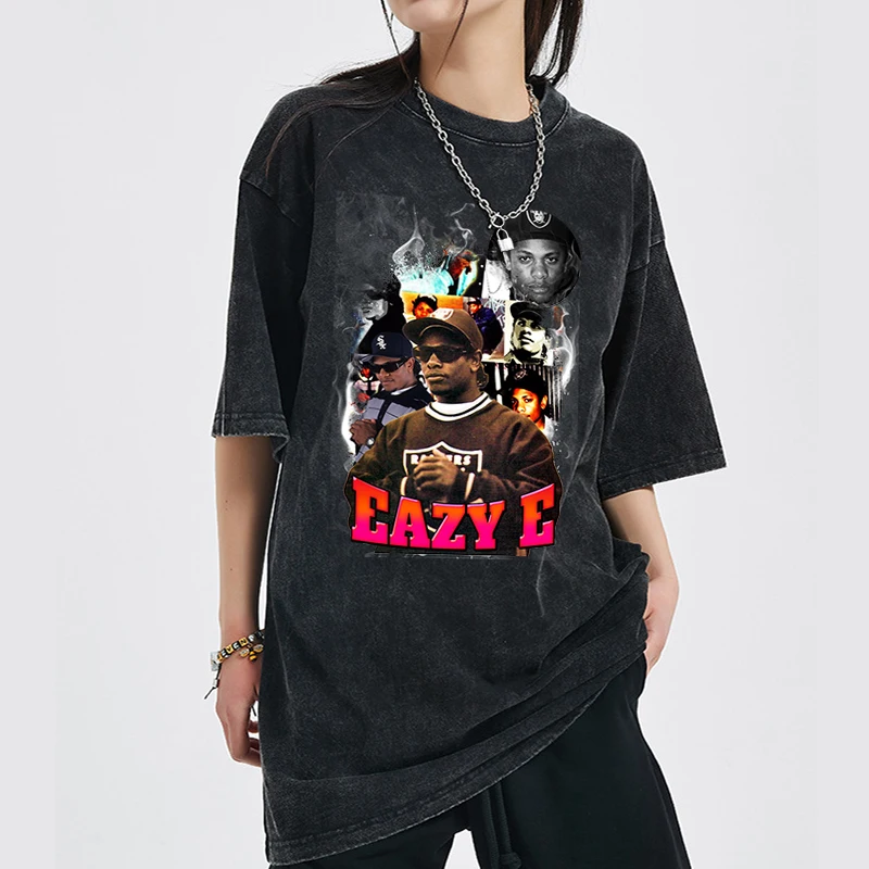 Футболка EAZY E с принтом для мужчин и женщин, винтажная хлопковая тенниска оверсайз, модная майка с короткими рукавами, Повседневная стирка н...
Футболка EAZY E с принтом для мужчин и женщин, винтажная хлопковая тенниска оверсайз, модная майка с короткими рукавами, Повседневная стирка н...