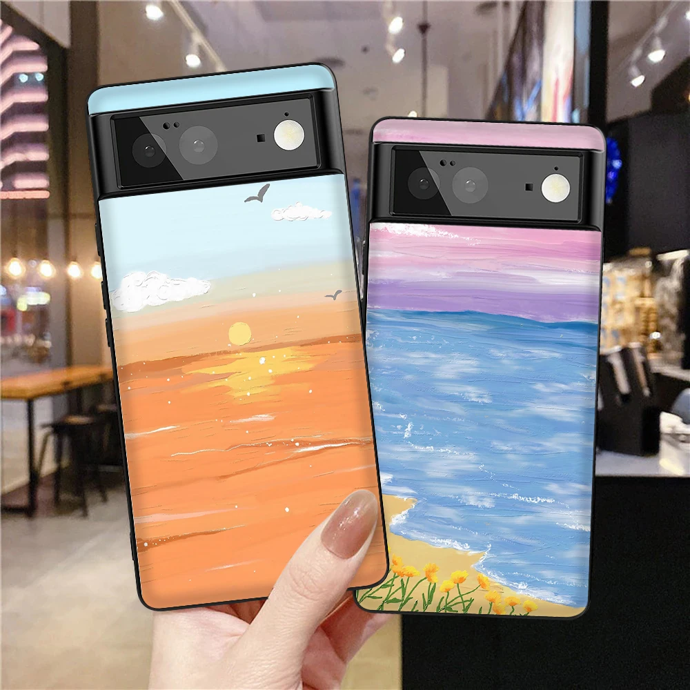 Painting Scenery Case for Google Pixel 7 7Pro 6a 6 6Pro 5 5a 5G 4XL 4 4a 2 2XL 3 3XL 3a 3aXL Soft Silicone Protection Shell
Painting Scenery Case for Google Pixel 7 7Pro 6a 6 6Pro 5 5a 5G 4XL 4 4a 2 2XL 3 3XL 3a 3aXL Soft Silicone Protection Shell