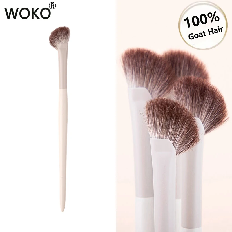 

Fan Sector Nose Alar Highlighting Contour Brush Angled Nose Shadow Smudge Makeup Brushes Sickle Goat Hair Make Up Brush