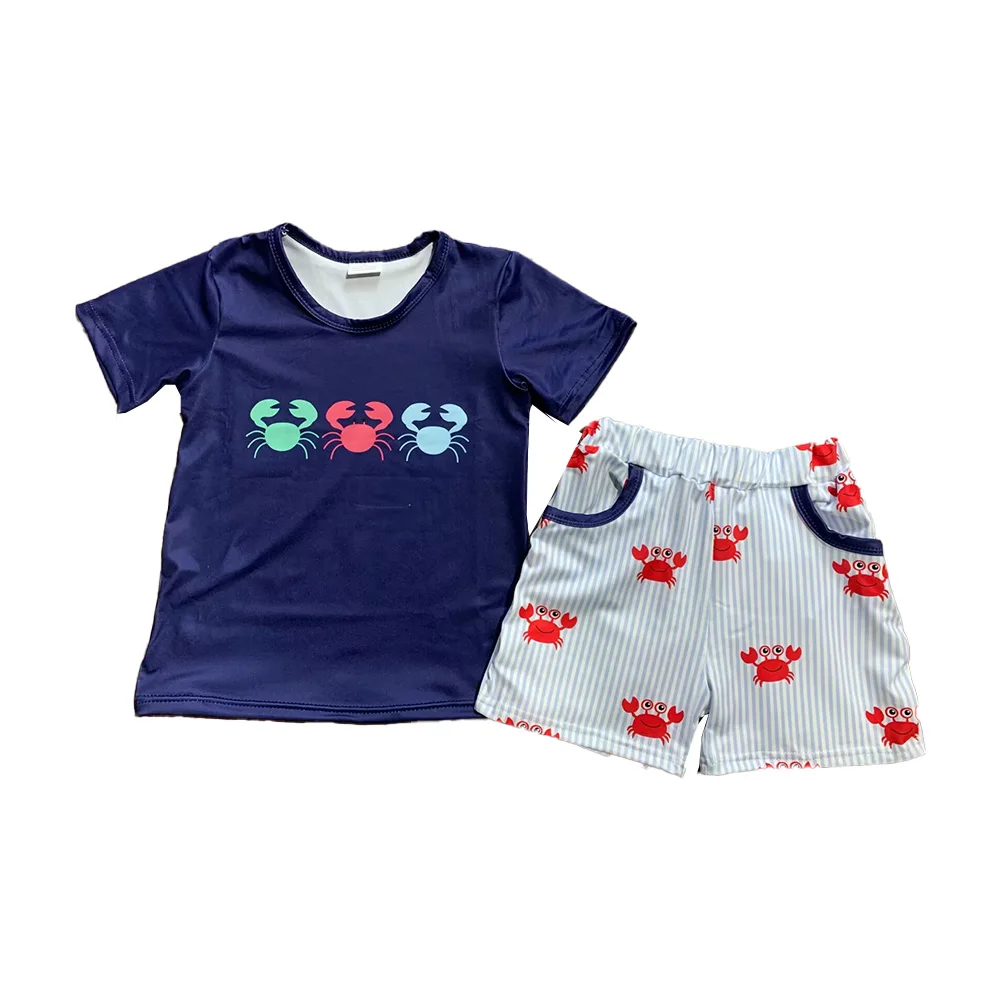 Baby Boys Girls Cartoon Kids T-Shirt Shorts 2PCS Outfits Crab Summer Newborn Short Sleeve Children T-shirts Sets Clothes
Baby Boys Girls Cartoon Kids T-Shirt Shorts 2PCS Outfits Crab Summer Newborn Short Sleeve Children T-shirts Sets Clothes