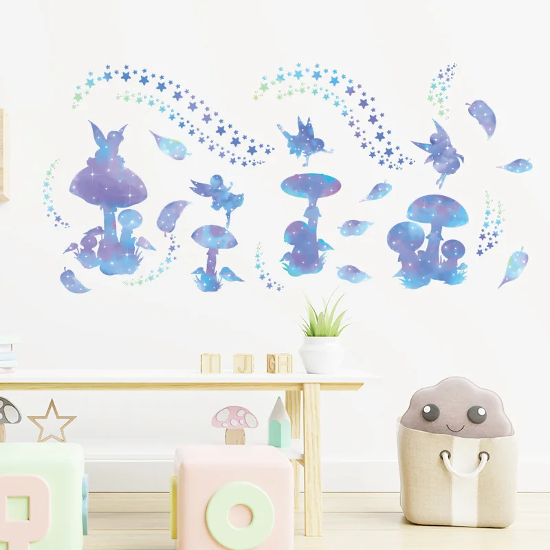 Mushroom Poster Stars Stickers Wall Children's Room Wallpaper Wall Stickers for Kids Rooms Baby Room Decoration Bedroom Girl
Mushroom Poster Stars Stickers Wall Children's Room Wallpaper Wall Stickers for Kids Rooms Baby Room Decoration Bedroom Girl