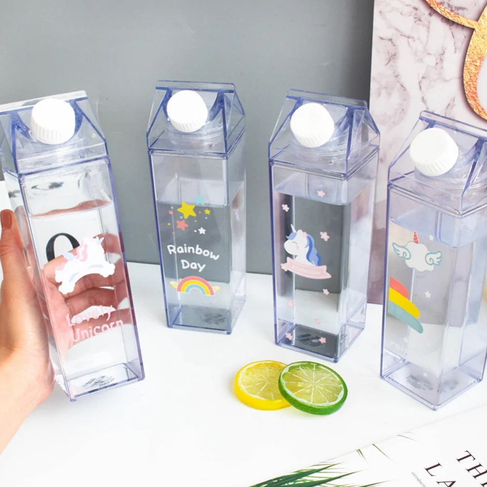Plastic Transparent Cup Household Kitchen Milk Carton Water Bottle Portable It Can Hold Water Fruit Juice 500/1000ML Dropship
Plastic Transparent Cup Household Kitchen Milk Carton Water Bottle Portable It Can Hold Water Fruit Juice 500/1000ML Dropship