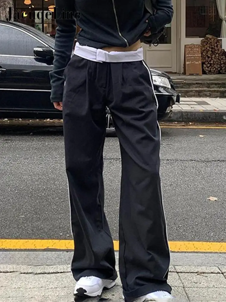 Jacqueline Autumn 2022 Fashion Side Striped y2k Sweatpants Women Joggers Baggy Casual Trousers Loose Wide Leg Parachute Pants
Jacqueline Autumn 2022 Fashion Side Striped y2k Sweatpants Women Joggers Baggy Casual Trousers Loose Wide Leg Parachute Pants