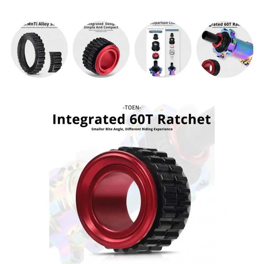 Universal Practical 60T Ratchet Bicycle Hub Lightweight Freehub Ratchet Anti-rust
Universal Practical 60T Ratchet Bicycle Hub Lightweight Freehub Ratchet Anti-rust
