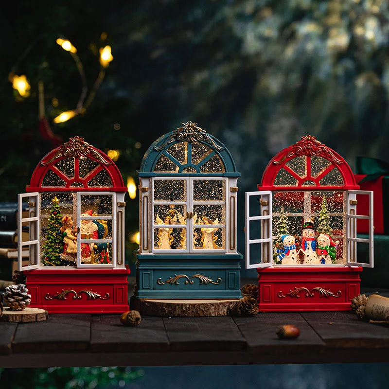 New Christmas Ornament Candle Holder Light Night Light Old Man Music Box Small Oil Lamp Snow Music Box Crystal Ball
New Christmas Ornament Candle Holder Light Night Light Old Man Music Box Small Oil Lamp Snow Music Box Crystal Ball