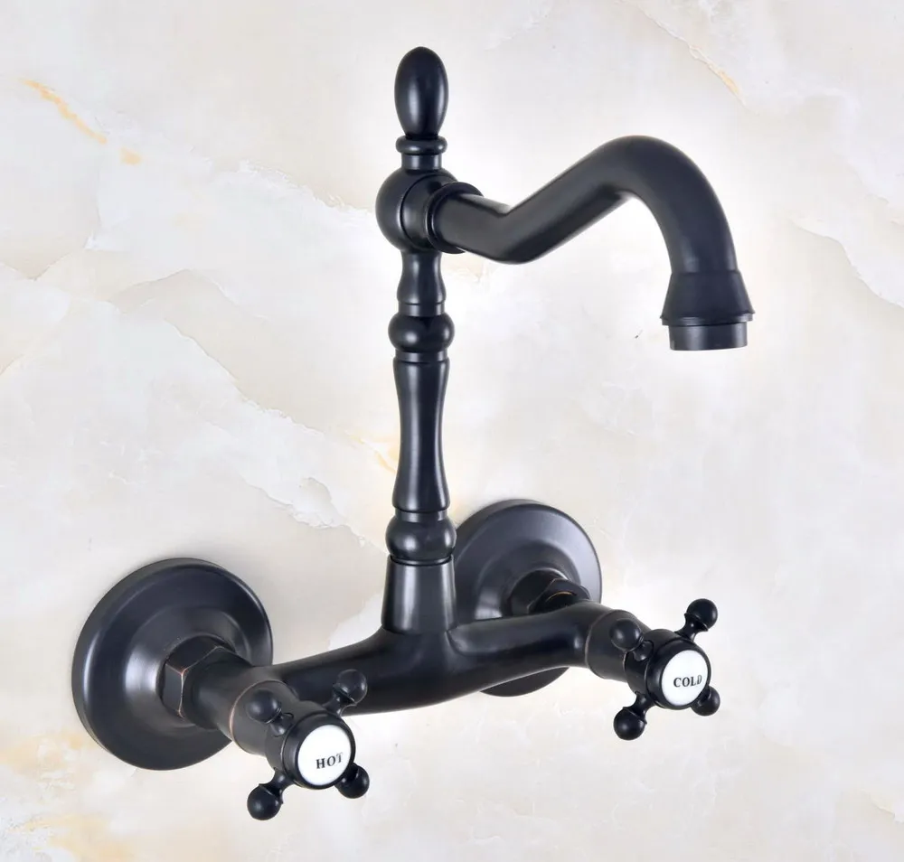 Basin Faucet Swivel Spout Double Handle Dual Hole Wall Mounted Kitchen Bathroom Sink Cold And Hot Water Mixer Tap Brass Dnf457
Basin Faucet Swivel Spout Double Handle Dual Hole Wall Mounted Kitchen Bathroom Sink Cold And Hot Water Mixer Tap Brass Dnf457