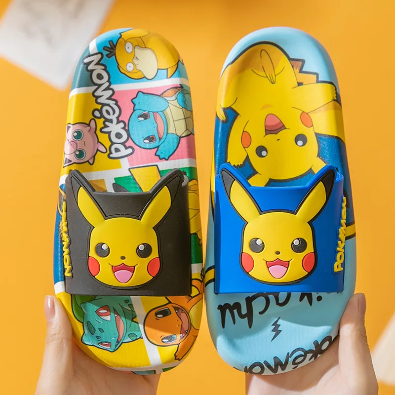 Pokemon Pikachu Psyduck Squirtle Kids Slippers Anime Print Cute Home Non-slip Slippers for Summer Boy Girl Cool Fashion Slippers
Pokemon Pikachu Psyduck Squirtle Kids Slippers Anime Print Cute Home Non-slip Slippers for Summer Boy Girl Cool Fashion Slippers