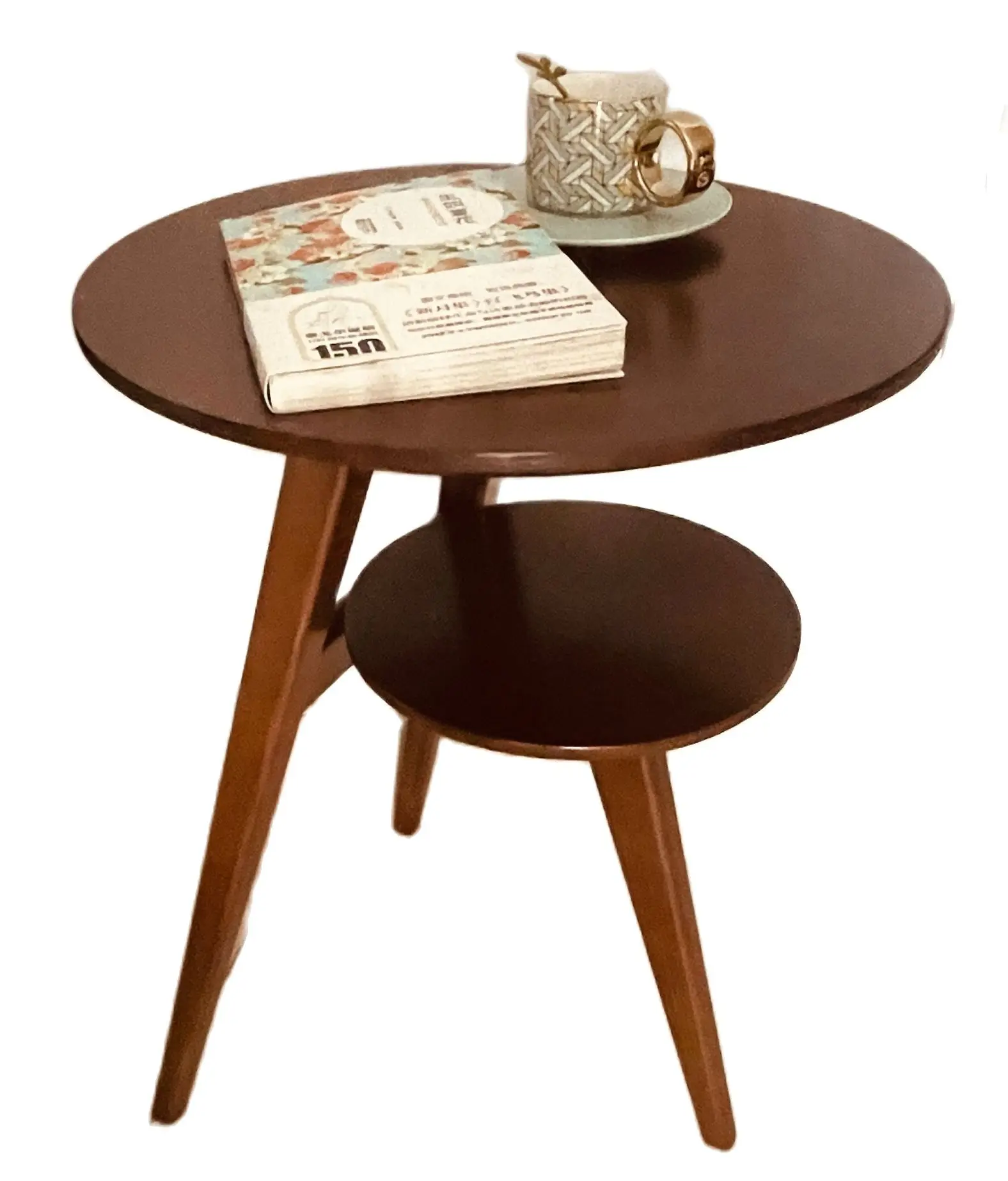 60cm Height Thai Oak Solid Wood 2-Layer Round 3-Foot Sofa Side Corners Living Room Household Small Tea Coffee Snack Table Mesas
60cm Height Thai Oak Solid Wood 2-Layer Round 3-Foot Sofa Side Corners Living Room Household Small Tea Coffee Snack Table Mesas