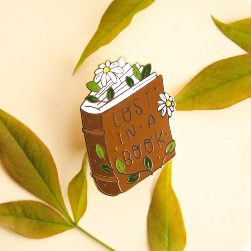 Lost In A Book Enamel Pin Book Lover Metal Badge Bookworm Lapel Pins Brooch for Jewelry Accessory Gifts for Friends
Lost In A Book Enamel Pin Book Lover Metal Badge Bookworm Lapel Pins Brooch for Jewelry Accessory Gifts for Friends