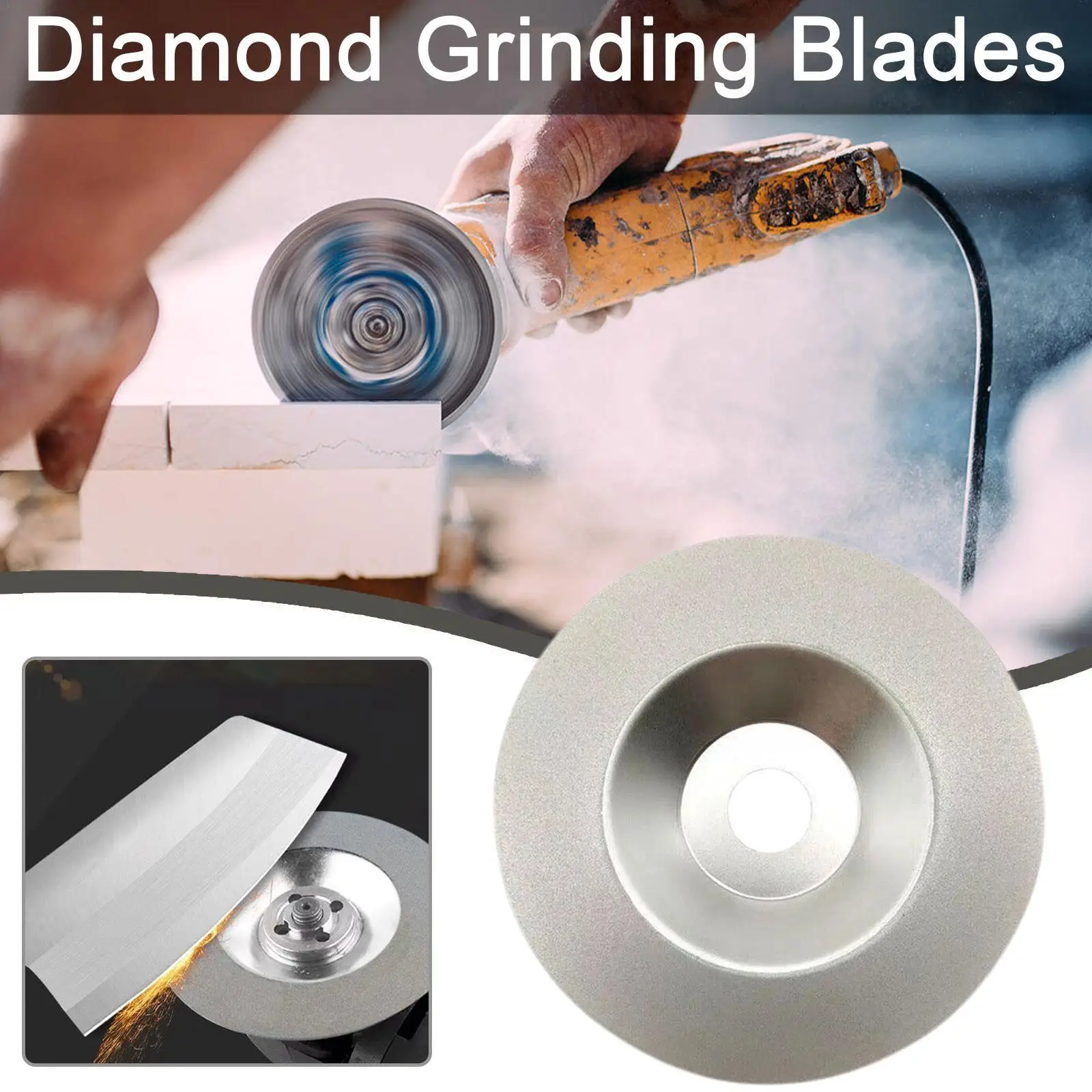Grinding Disc 100mm Diamond Cut Off Discs Wheel Glass Rock Lapidary Saw Blades Rotary Abrasive Tools Angle Grinder Accessories
Grinding Disc 100mm Diamond Cut Off Discs Wheel Glass Rock Lapidary Saw Blades Rotary Abrasive Tools Angle Grinder Accessories
