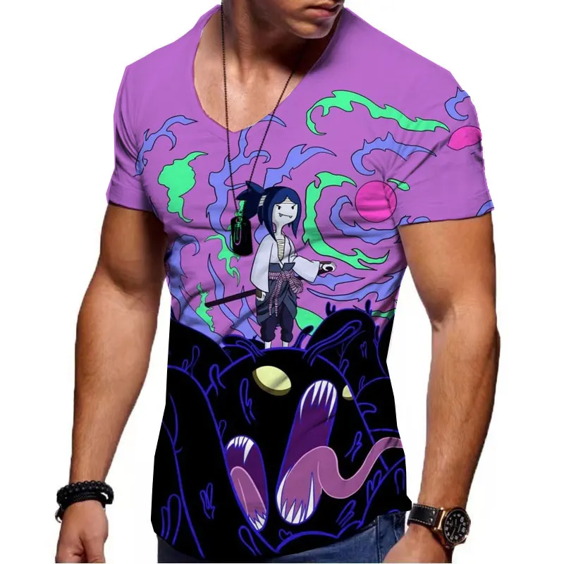 2022 Summer Hot Sale Men's V-Neck T-Shirt Fashion 3D Handsome Funny Casual Sports T-Shirt Short Sleeve Naruto Cosplay T-Shirt
2022 Summer Hot Sale Men's V-Neck T-Shirt Fashion 3D Handsome Funny Casual Sports T-Shirt Short Sleeve Naruto Cosplay T-Shirt
