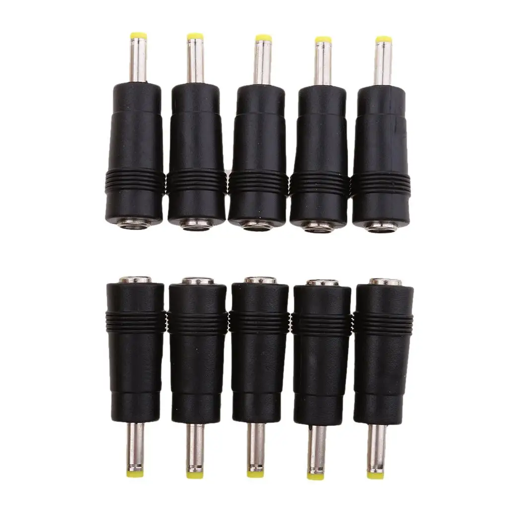 10pcs 4.0 x 1.7mm Male to 5.5 x2.1mm Female Plug for HP Laptop Adapter
10pcs 4.0 x 1.7mm Male to 5.5 x2.1mm Female Plug for HP Laptop Adapter