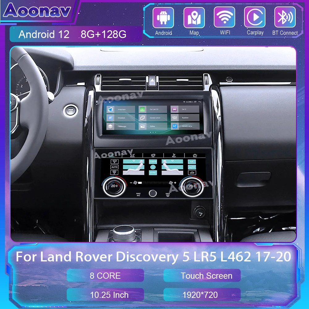 AC Panel Car Radio For Land Rover Discovery 5 LR5 L462 2017-2020 128GB LCD Multimedia Player Air Condition Board Stereo Unit
AC Panel Car Radio For Land Rover Discovery 5 LR5 L462 2017-2020 128GB LCD Multimedia Player Air Condition Board Stereo Unit