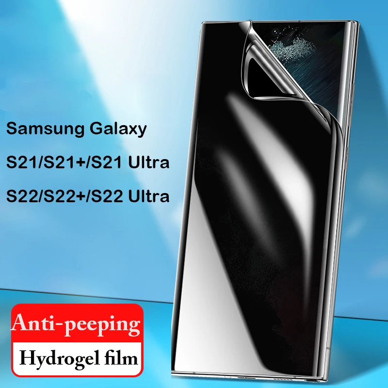 Anti-Peeping Hydrogel Film For Samsung Galaxy S21 S22 Plus S22 Ultra S20 FE Screen Protector Soft Unlock Anti Glare Private Film
Anti-Peeping Hydrogel Film For Samsung Galaxy S21 S22 Plus S22 Ultra S20 FE Screen Protector Soft Unlock Anti Glare Private Film
