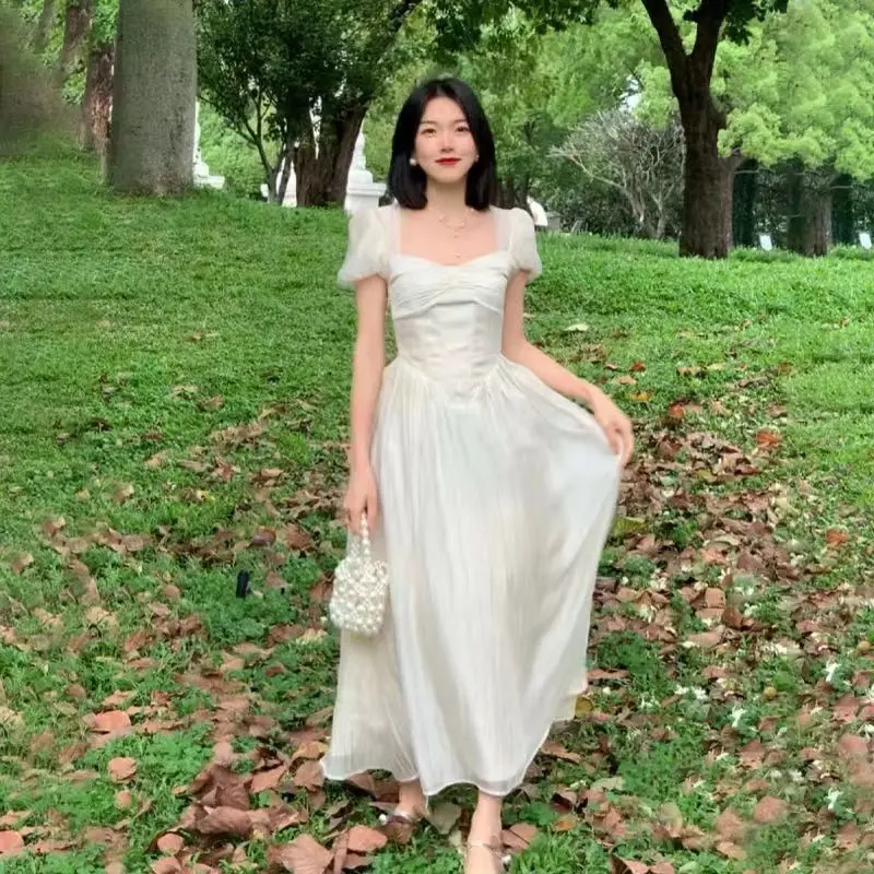 Sweet Waist Long Dress 2023 Summer New Gentle Style Blast Street French Style Unique Age Reducing Temperament Dress For Women
Sweet Waist Long Dress 2023 Summer New Gentle Style Blast Street French Style Unique Age Reducing Temperament Dress For Women