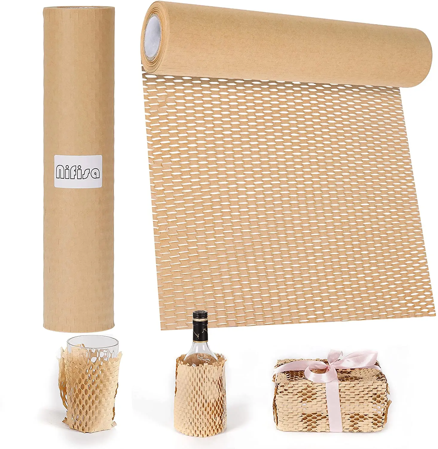 Eco Friendly Packing Paper for Shipping Cushioning Packing Paper Moving Supplies Honeycomb Kraft Paper
Eco Friendly Packing Paper for Shipping Cushioning Packing Paper Moving Supplies Honeycomb Kraft Paper
