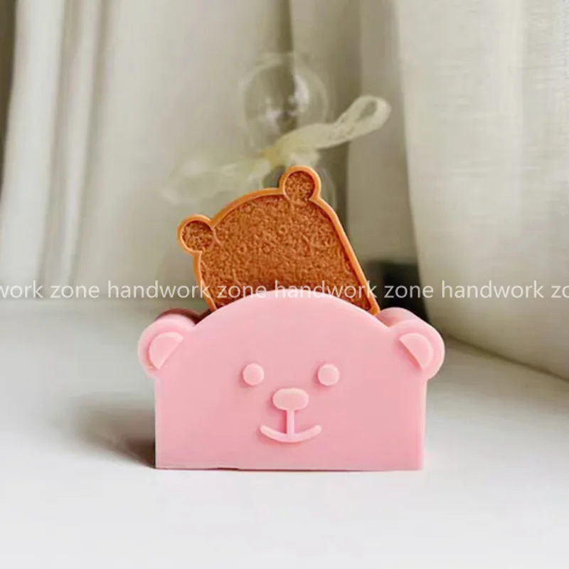 Candle Silicone Mold Bear Head Toaster Cute Bear Bread Decorated Candle Mould Handmade Korean Candle Wax Mold
Candle Silicone Mold Bear Head Toaster Cute Bear Bread Decorated Candle Mould Handmade Korean Candle Wax Mold