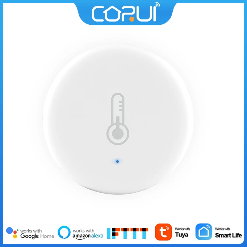 Умный датчик температуры и влажности CoRui, работает с приложением ZigBee для умного дома
Умный датчик температуры и влажности CoRui, работает с приложением ZigBee для умного дома
