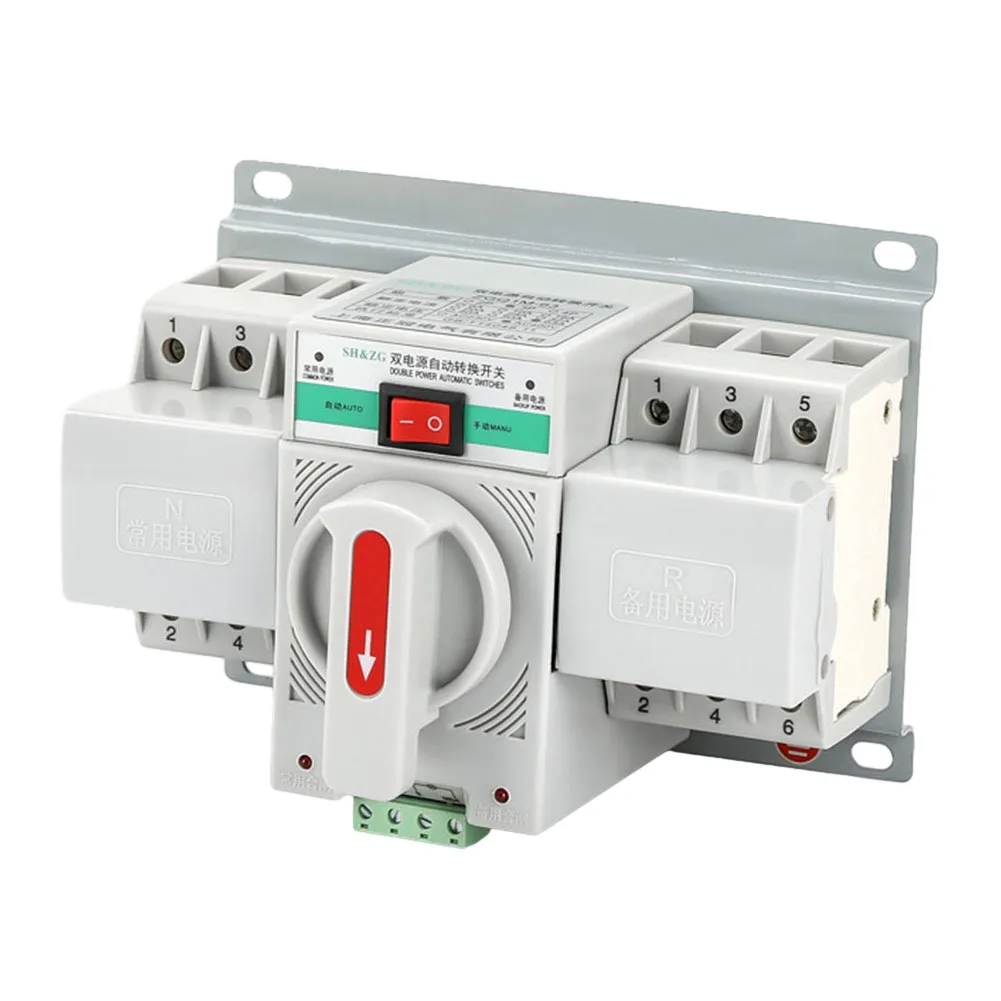 1pc Dual Power Transfer Switch AC 380V 63A 3P Intelligent Dual Power Automatic Transfer Switch With Indicator Light Display
1pc Dual Power Transfer Switch AC 380V 63A 3P Intelligent Dual Power Automatic Transfer Switch With Indicator Light Display