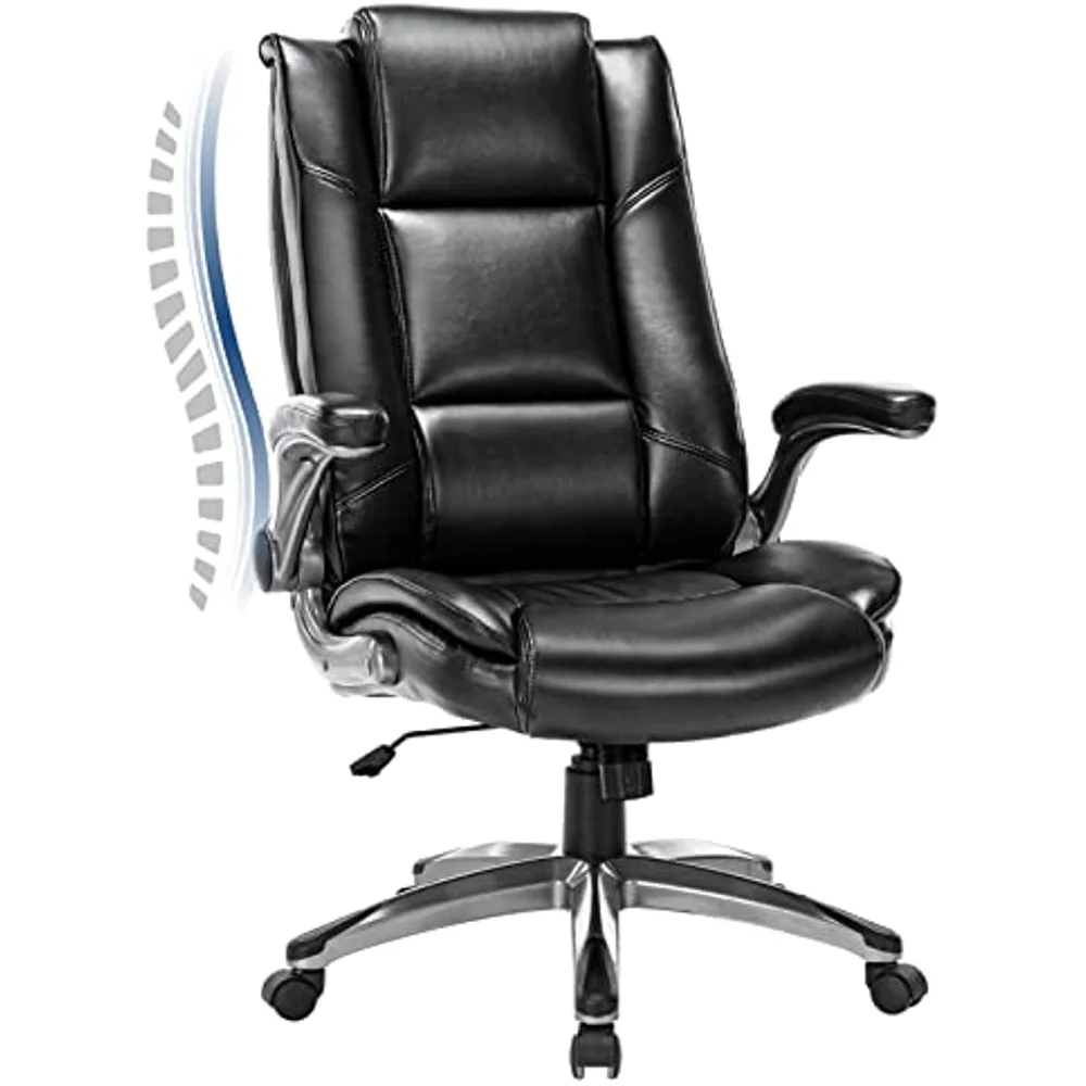 Office Chair- Ergonomic High Back Home Computer Desk Chair with Padded Flip-up Arms, Adjustable Tilt Lock
Office Chair- Ergonomic High Back Home Computer Desk Chair with Padded Flip-up Arms, Adjustable Tilt Lock
