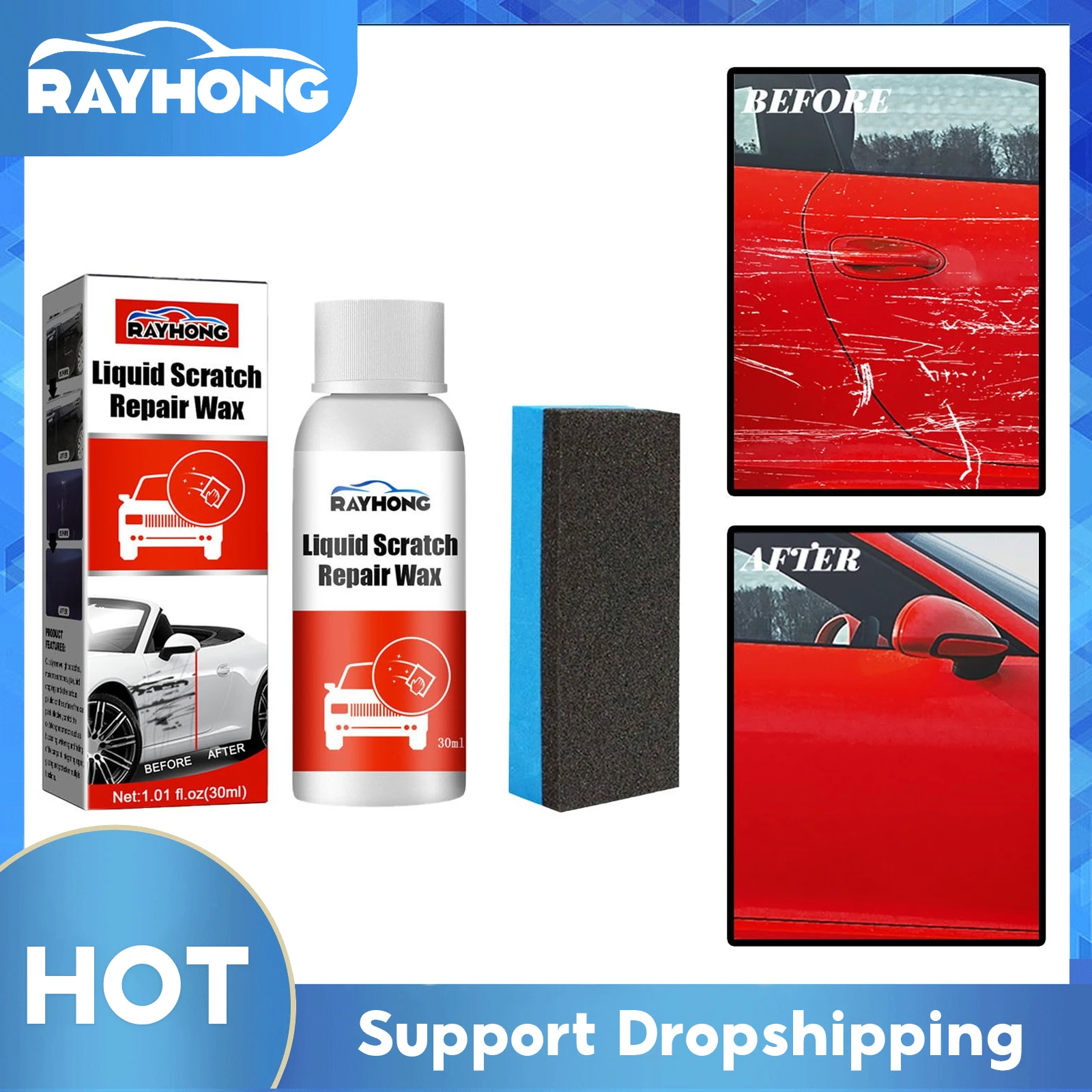 Car Scratch Repair Liquid Polishing Wax Car Scratch and Swirl Remover Auto Anti Scratch Accessories Car Paint Care Repair Liquid
Car Scratch Repair Liquid Polishing Wax Car Scratch and Swirl Remover Auto Anti Scratch Accessories Car Paint Care Repair Liquid