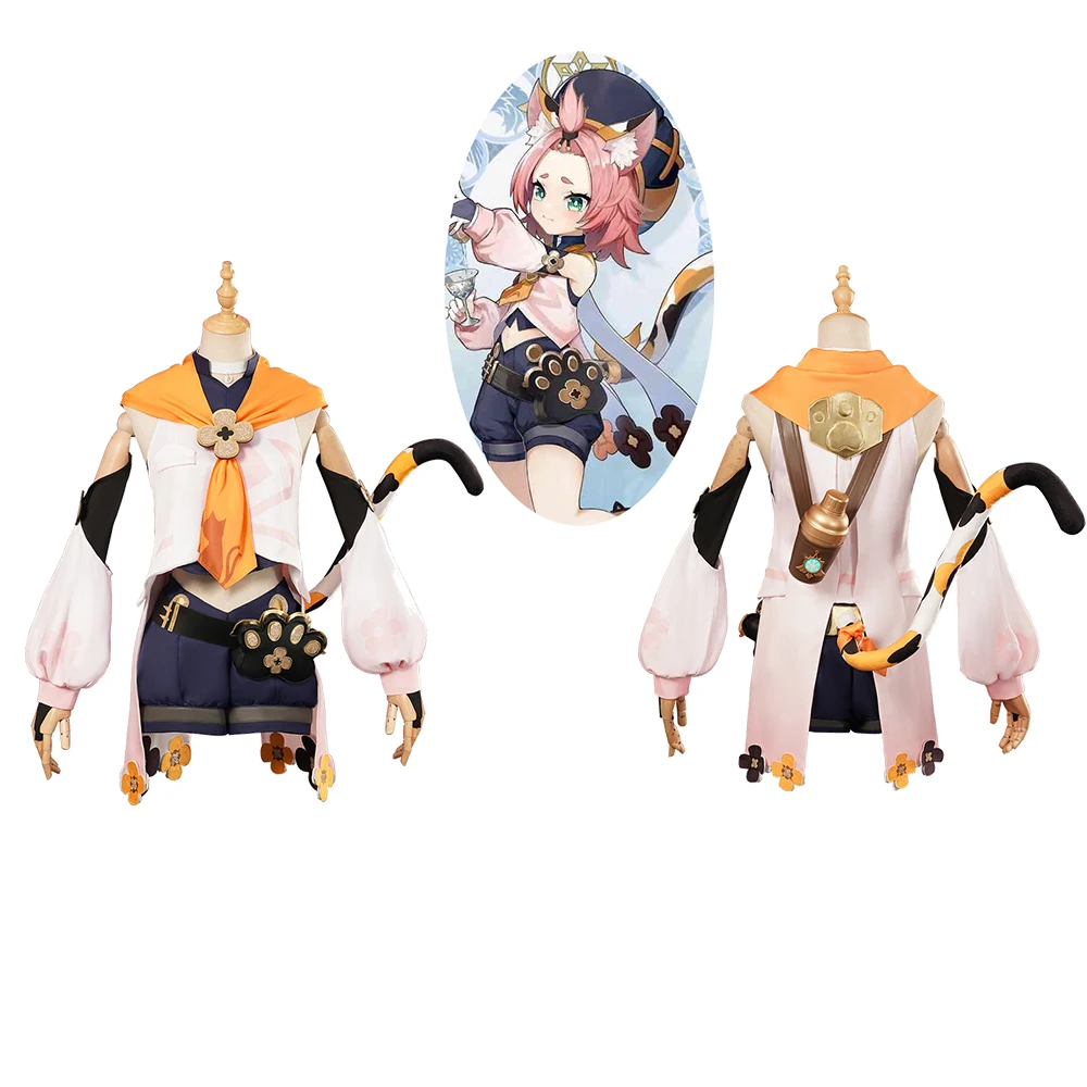Genshin Impact Diona Costume Cosplay Suit 
Genshin Impact Diona Costume Cosplay Suit