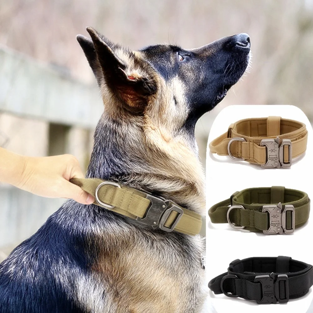 Military Tactical Dog Collar German Shepard Medium Large Dog Collars For Walking Training Duarable Dogs Collar Pet Products
Military Tactical Dog Collar German Shepard Medium Large Dog Collars For Walking Training Duarable Dogs Collar Pet Products