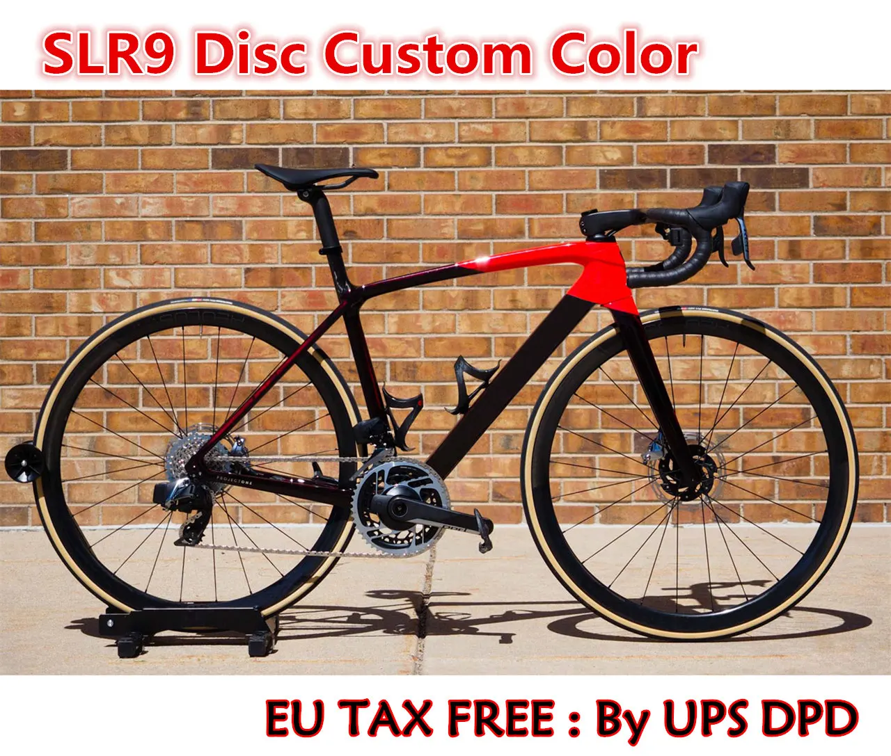 

10 Color SLR 9 Disk Complete Bike Carbon Road Bicycle with 105 R7020 ULTEGRA R8020 Groupset 50mm Disc Wheels Ship by UPS DPD XDB