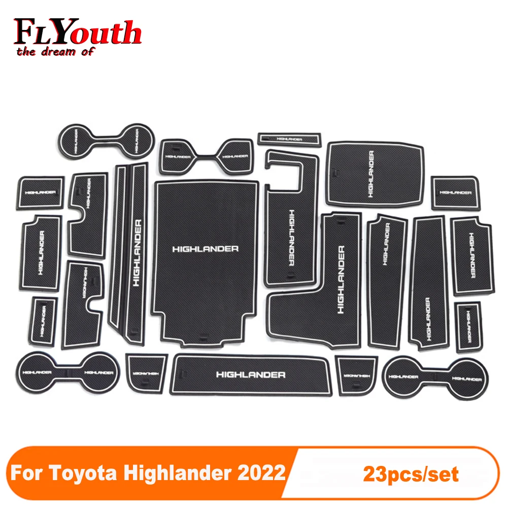 23 шт./комплект, Противоскользящие коврики для Toyota Highlander 2022 
23 шт./комплект, Противоскользящие коврики для Toyota Highlander 2022