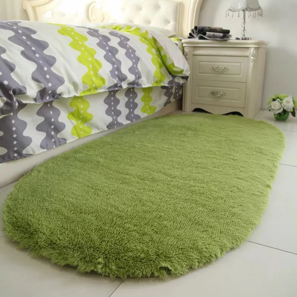 40*60cm Home Thick Fluffy Rugs Cute Oval Anti-skid Carpet Shaggy Area Rug Carpet Home Bedroom Dining Room Floor Mat Fashion New
40*60cm Home Thick Fluffy Rugs Cute Oval Anti-skid Carpet Shaggy Area Rug Carpet Home Bedroom Dining Room Floor Mat Fashion New
