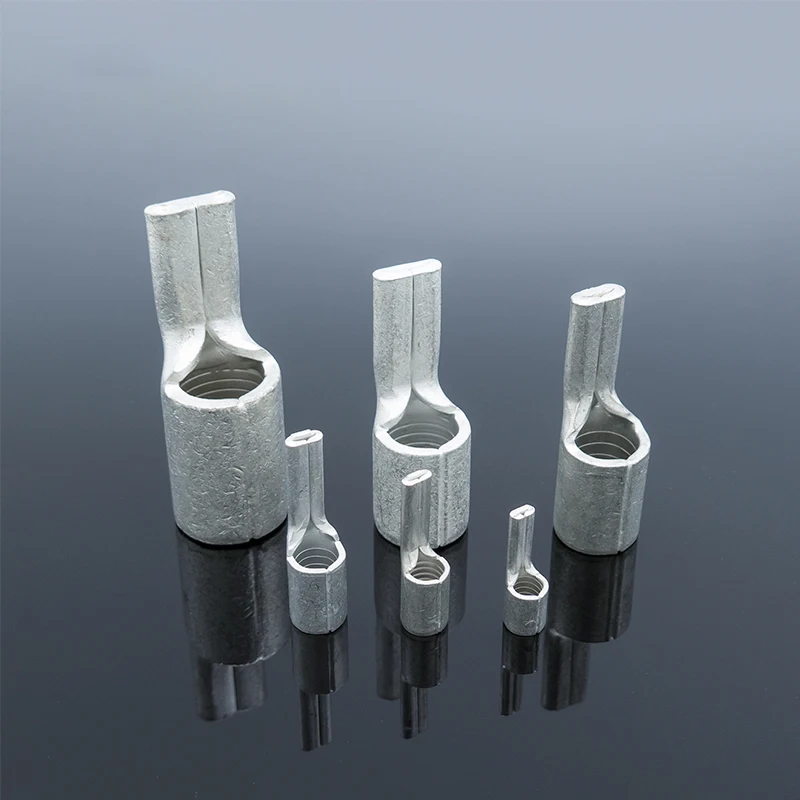Tinned Pure Copper Non Insulated Flat Pin Terminal Naked Needle Crimp Connector Use For 10-300mm2 Electrical Wire
Tinned Pure Copper Non Insulated Flat Pin Terminal Naked Needle Crimp Connector Use For 10-300mm2 Electrical Wire