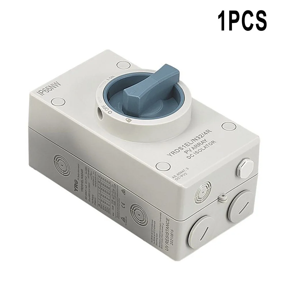 Electrical Equipment Isolating Switch Circuit Breakers 1000V 32A DC Switch Dustproof Flame Retardant IP66 Isolator Switch
Electrical Equipment Isolating Switch Circuit Breakers 1000V 32A DC Switch Dustproof Flame Retardant IP66 Isolator Switch
