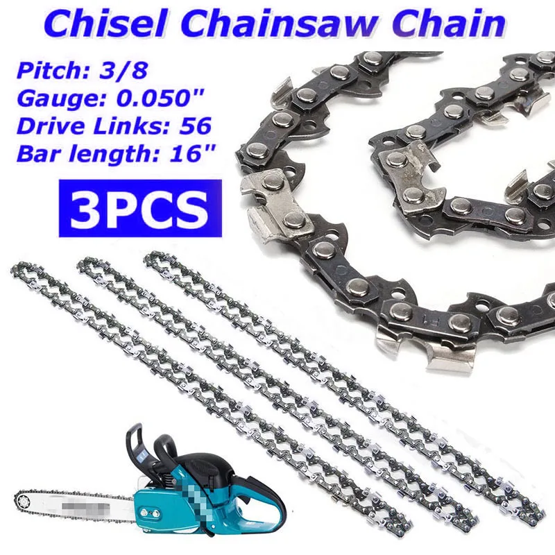 3pcs/Set 16inch Chainsaw Bar Semi-chisel Chain For Makita 361 365 36 DCS300 DCS330S DCS33OTH DCS34 Garden Power Tools
3pcs/Set 16inch Chainsaw Bar Semi-chisel Chain For Makita 361 365 36 DCS300 DCS330S DCS33OTH DCS34 Garden Power Tools
