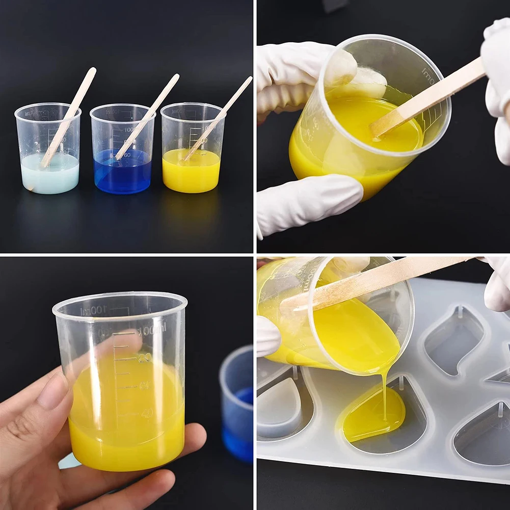 10pcs 50ml Transparent Medicine Measuring Cup With White Lids Cap Container For Resin Water Jugs With Measurement
10pcs 50ml Transparent Medicine Measuring Cup With White Lids Cap Container For Resin Water Jugs With Measurement