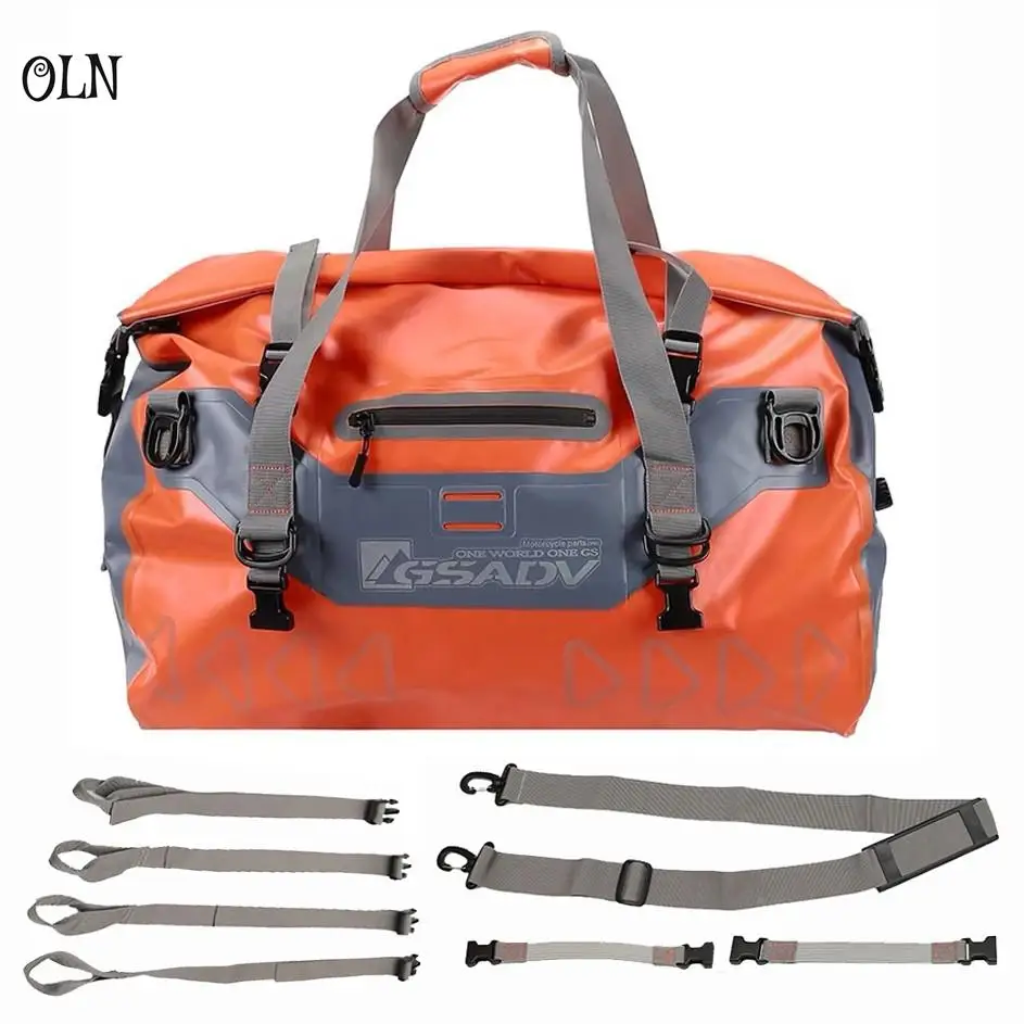 40L / 68L / 90L Водонепроницаемый ПВХ Мотоцикл Сухое заднее сиденье Duffle Travel Outdoor Beach Сухая сумка для плавания Трекинг со светоотражающим ремешком
40L / 68L / 90L Водонепроницаемый ПВХ Мотоцикл Сухое заднее сиденье Duffle Travel Outdoor Beach Сухая сумка для плавания Трекинг со светоотражающим ремешком