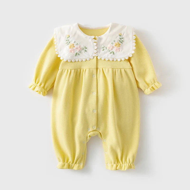 Cekcya Korean Girl Baby Bodysuits Infant Princess Romper Newborn Flowers Embroidery Rompers Girls Birthday Easter Outfits
Cekcya Korean Girl Baby Bodysuits Infant Princess Romper Newborn Flowers Embroidery Rompers Girls Birthday Easter Outfits