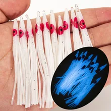 10pcs Squid Baits Octopus Lure Luminous Waterproof Tackle Equipment Underwater Accessory with Incisive Hook Tackles