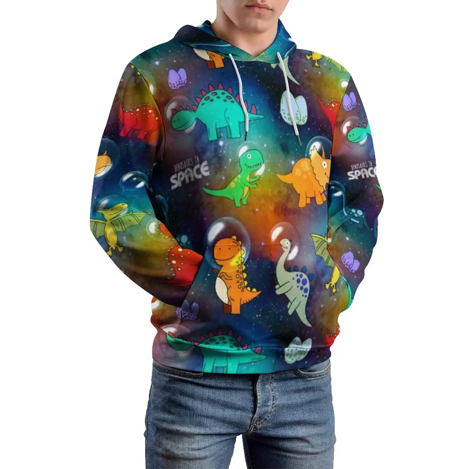 Space Dinosaur Print Casual Hoodies Long Sleeve Colorful Animal Cute Hoodie Spring Male Street Style Oversized Design Tops
Space Dinosaur Print Casual Hoodies Long Sleeve Colorful Animal Cute Hoodie Spring Male Street Style Oversized Design Tops
