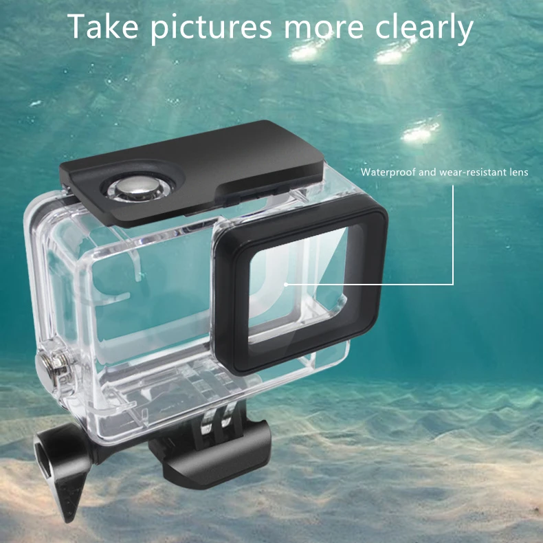 Camera Waterproof Cases Sports Camera Frame Protective Accessories Dive Cases Underwater Housing Shell
Camera Waterproof Cases Sports Camera Frame Protective Accessories Dive Cases Underwater Housing Shell