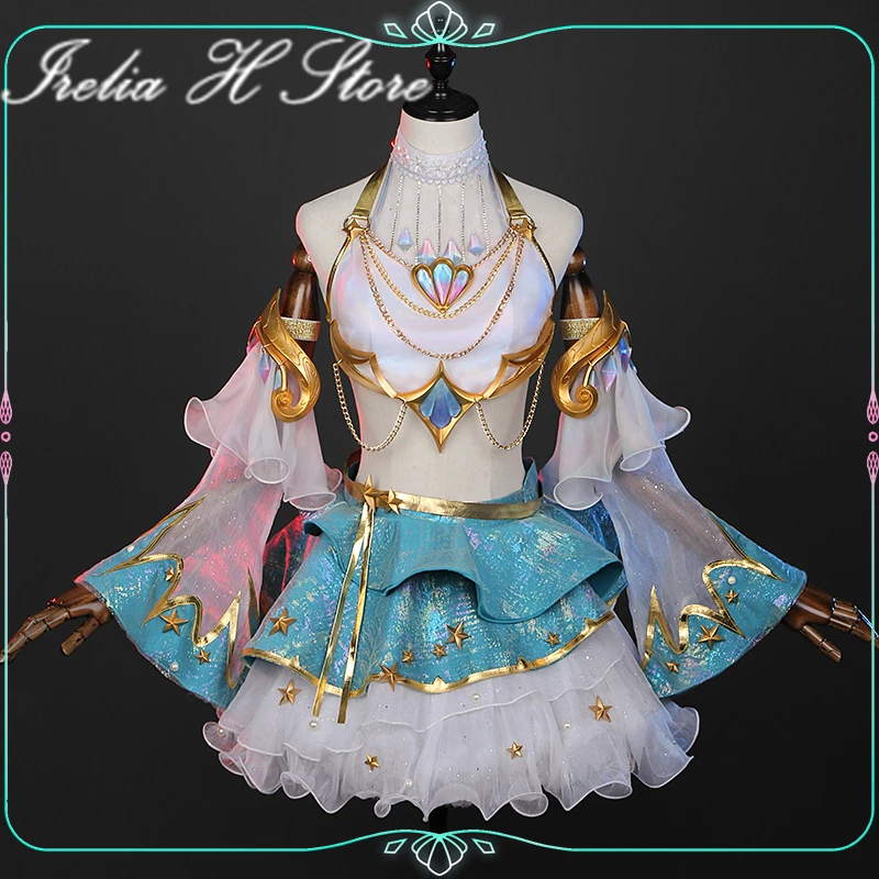 

Irelia H Store Game LOL Cosplays Ocean Song seraphine Cosplay Costume dress female Halloween Costumes Seraphine star guardian