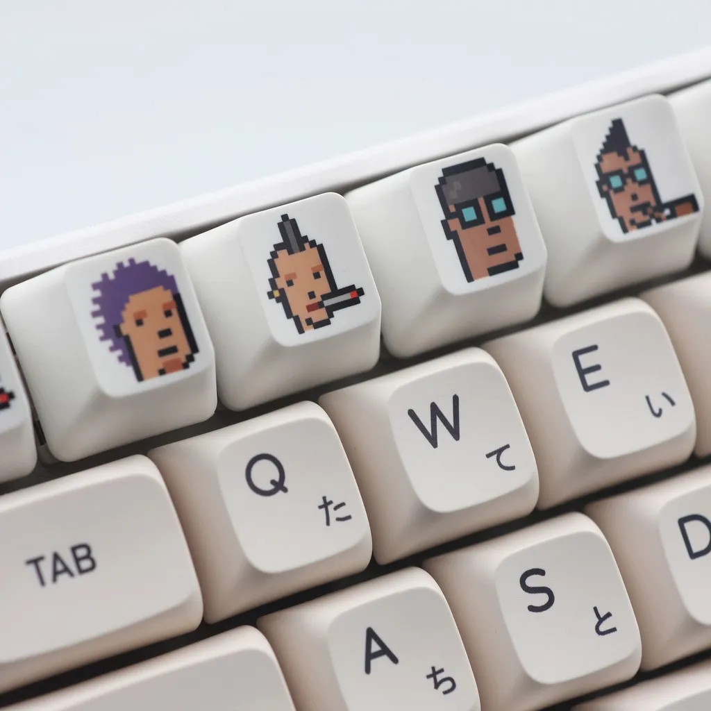 NFT Keycap 1Pcs OEM Profile R4 PBT Sublimation Decoration Personality Keycap for Mechanical Keyboard mechanical key caps mold
NFT Keycap 1Pcs OEM Profile R4 PBT Sublimation Decoration Personality Keycap for Mechanical Keyboard mechanical key caps mold