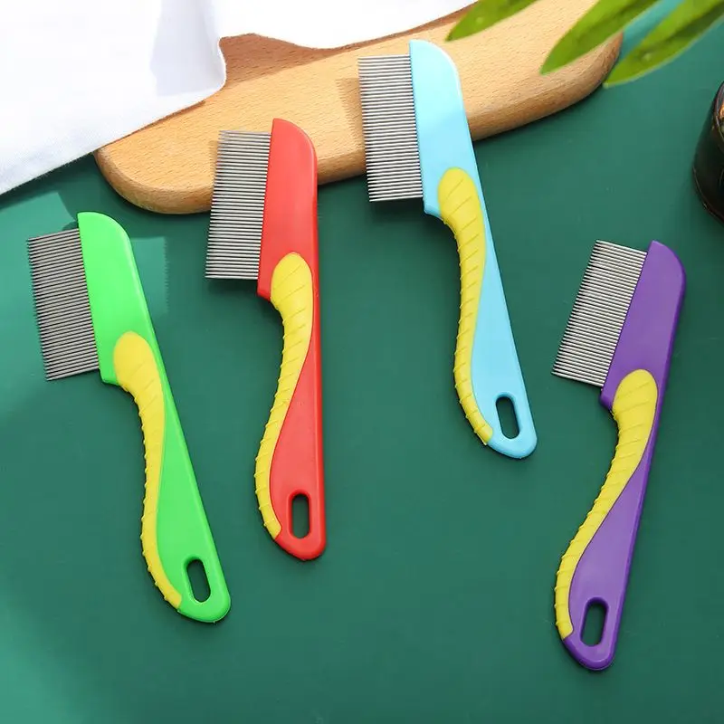 Pet Dog Cat Anti Lice Comb Stainless Steel Long And Short Needle Dog Grooming Comb Deworming Eggs Knot Grooming Grate Flea Combs
Pet Dog Cat Anti Lice Comb Stainless Steel Long And Short Needle Dog Grooming Comb Deworming Eggs Knot Grooming Grate Flea Combs