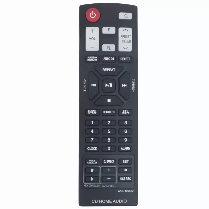 New Original Mini Hi-fi Remote control AKB74955301 for LG CD Home Audio System control CM8360 CM8460 CM9760 CM9960 OM5560 OM7560
New Original Mini Hi-fi Remote control AKB74955301 for LG CD Home Audio System control CM8360 CM8460 CM9760 CM9960 OM5560 OM7560