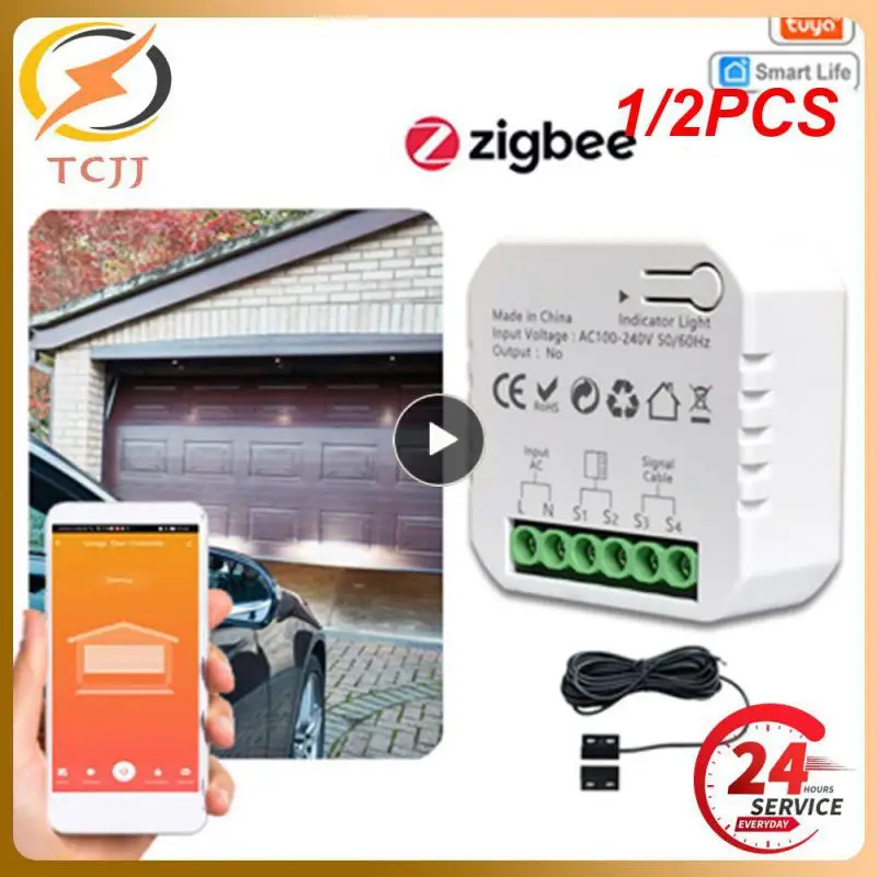 1/2PCS Tuya Smart Life WiFi Garage Door Opener Controller with Sensor Contact App Remote Control Supports Alexa Home
1/2PCS Tuya Smart Life WiFi Garage Door Opener Controller with Sensor Contact App Remote Control Supports Alexa Home