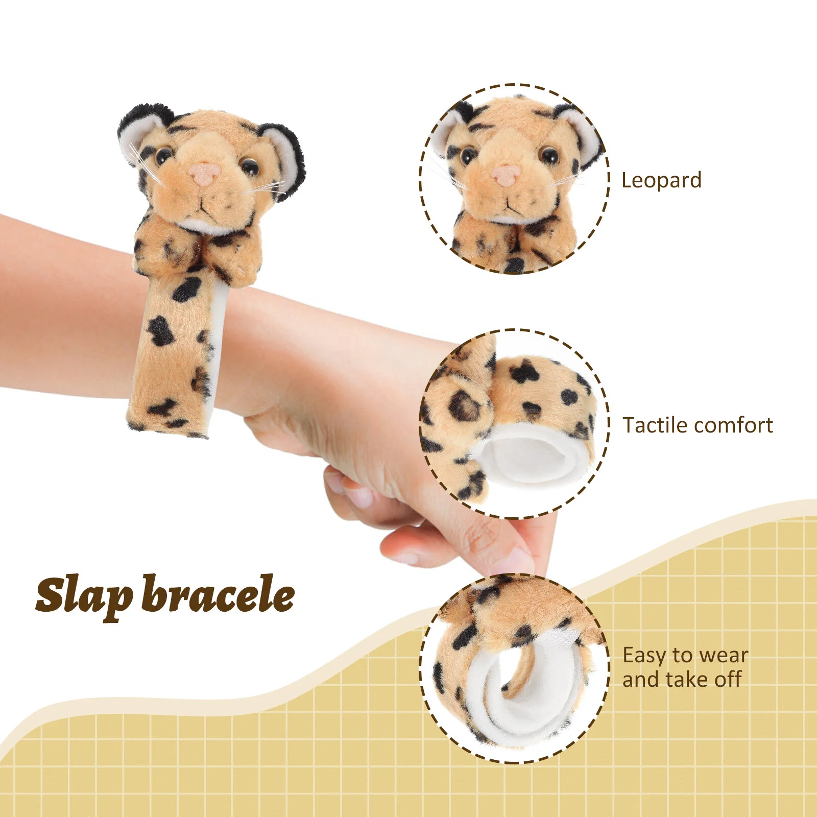 Slap Bracelet Animals Slap Band Stuffed Animals Slap Bracelets Kids Party Favors (Giraffe style)
Slap Bracelet Animals Slap Band Stuffed Animals Slap Bracelets Kids Party Favors (Giraffe style)